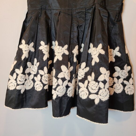 MonnaLisa Chic Dress Made in Italy Black Pleated Girls 10 - Picture 6 of 11